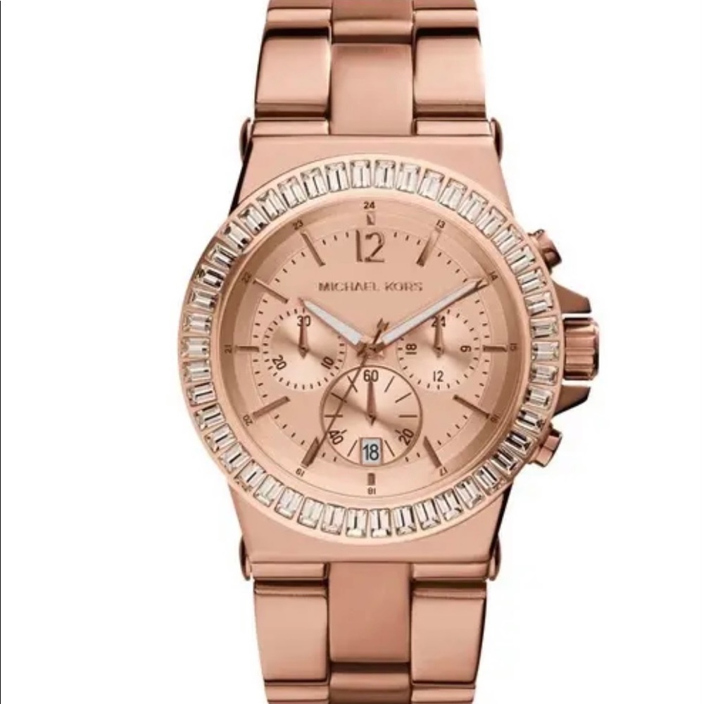 Unisex Michael Kors MK5412 Bel Aire RoseGold Watch